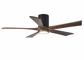 Irene-5HLK 52"Ceiling Fan Matte Black quiet and compact hugger fans