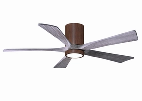 Irene-5HLK 52"Ceiling Fan Walnut space-saving huggers with modern style