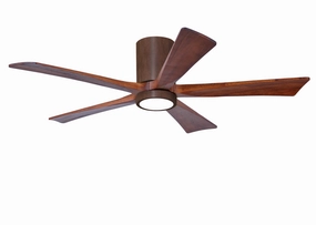 Irene-5HLK 52"Ceiling Fan Walnut modern medium fans for everyday cooling
