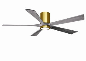 Irene-5HLK 60"Ceiling Fan Brushed Brass energy-efficient medium fans with remote