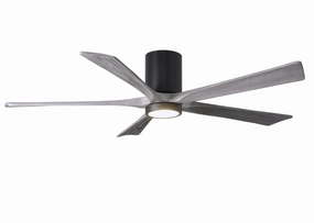 Irene-5HLK 60"Ceiling Fan Matte Black medium size fans for home ventilation