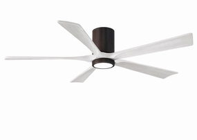 Irene-5HLK 60"Ceiling Fan Textured Bronze compact medium fans for desks and counters