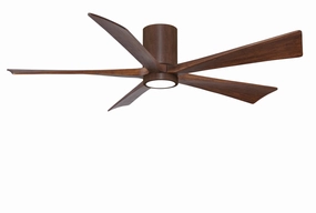 Irene-5HLK 60"Ceiling Fan Walnut stylish medium fans for contemporary homes