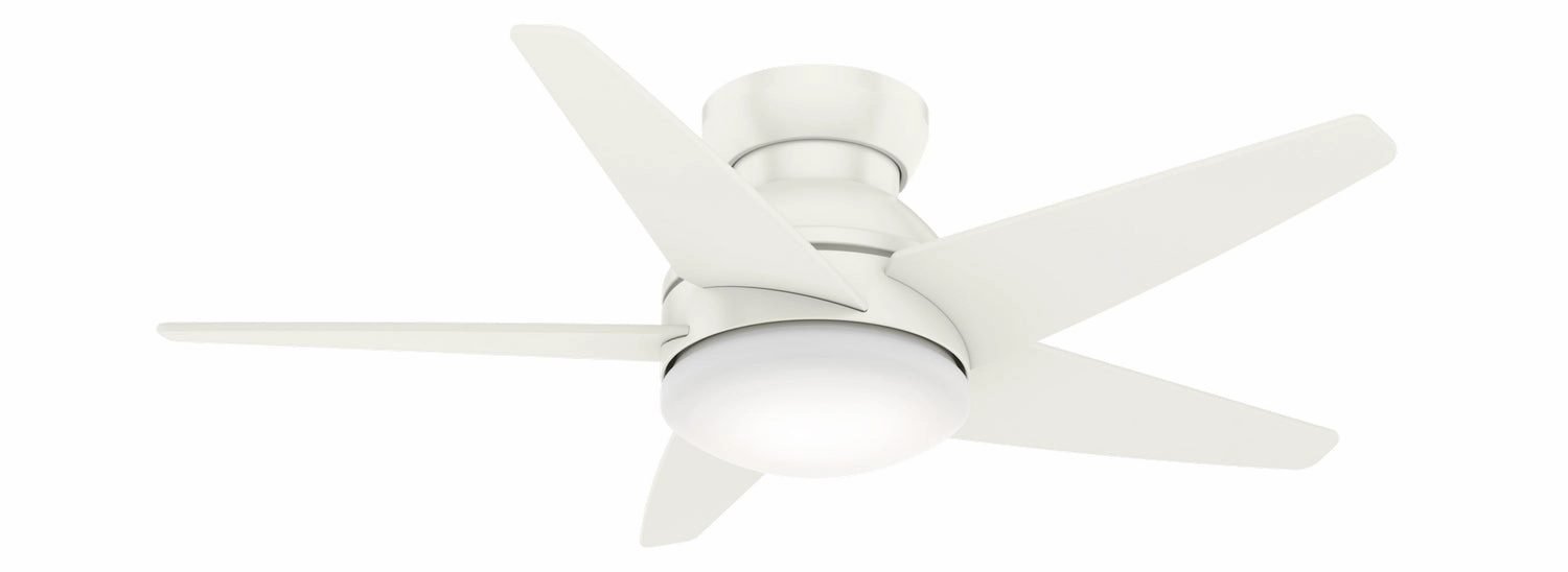 Isotope 44"Ceiling Fan Fresh White portable small fans for everyday use