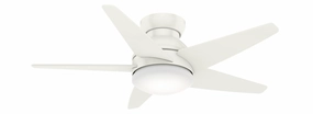 Isotope 44"Ceiling Fan Fresh White portable small fans for everyday use