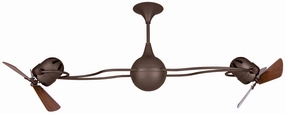 Italo Ventania 53"Ceiling Fan Bronzette portable medium fans with handle design