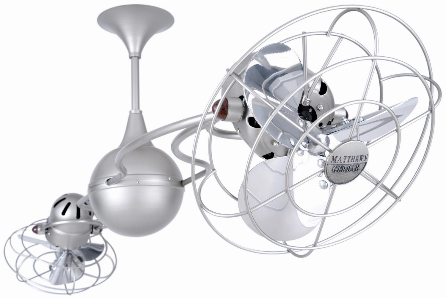 Italo Ventania 53"Ceiling Fan Brushed Nickel portable medium fans with handle design