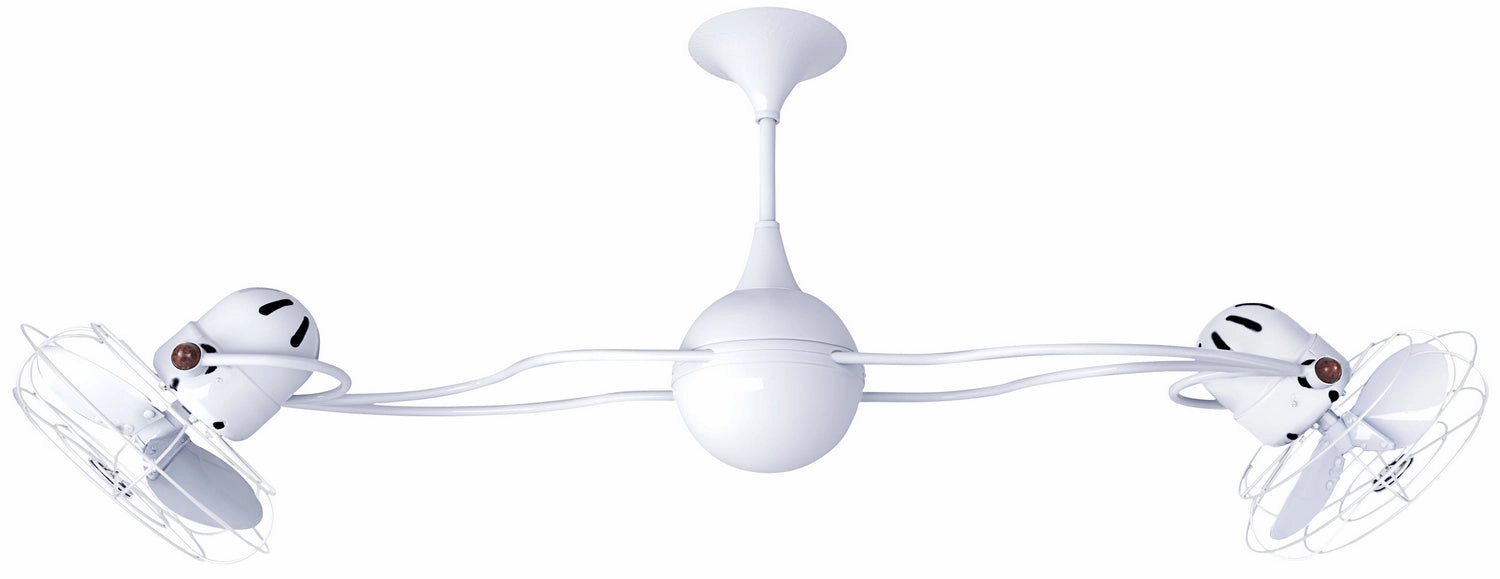 Italo Ventania 53"Ceiling Fan Gloss White modern medium fans for everyday cooling