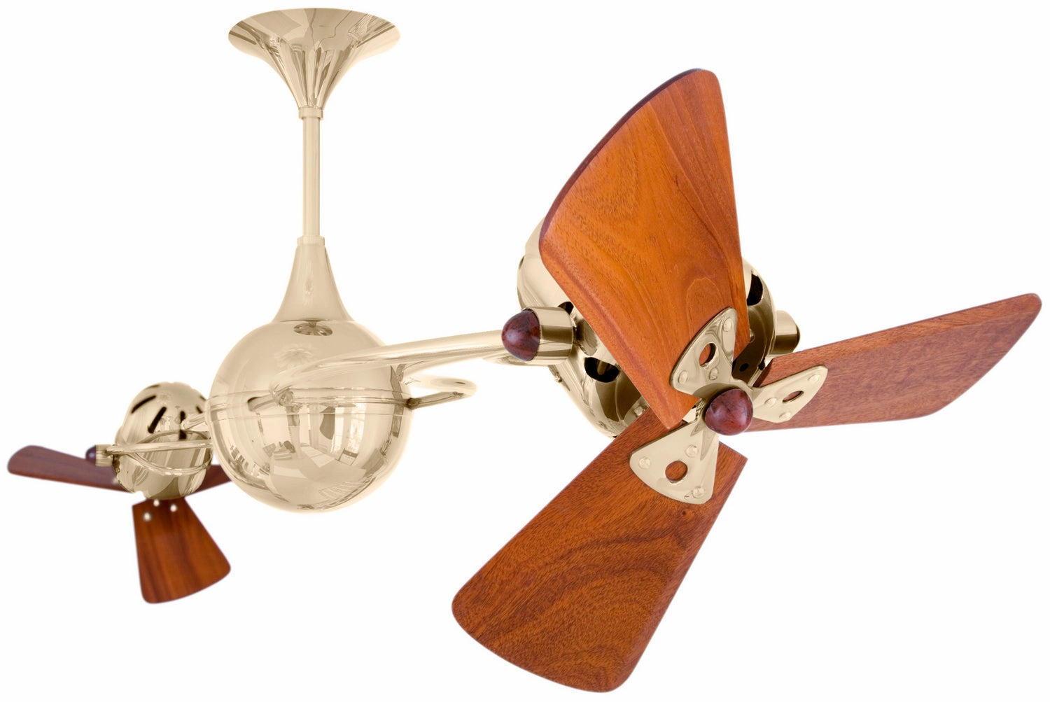 Italo Ventania 53"Ceiling Fan Polished Brass