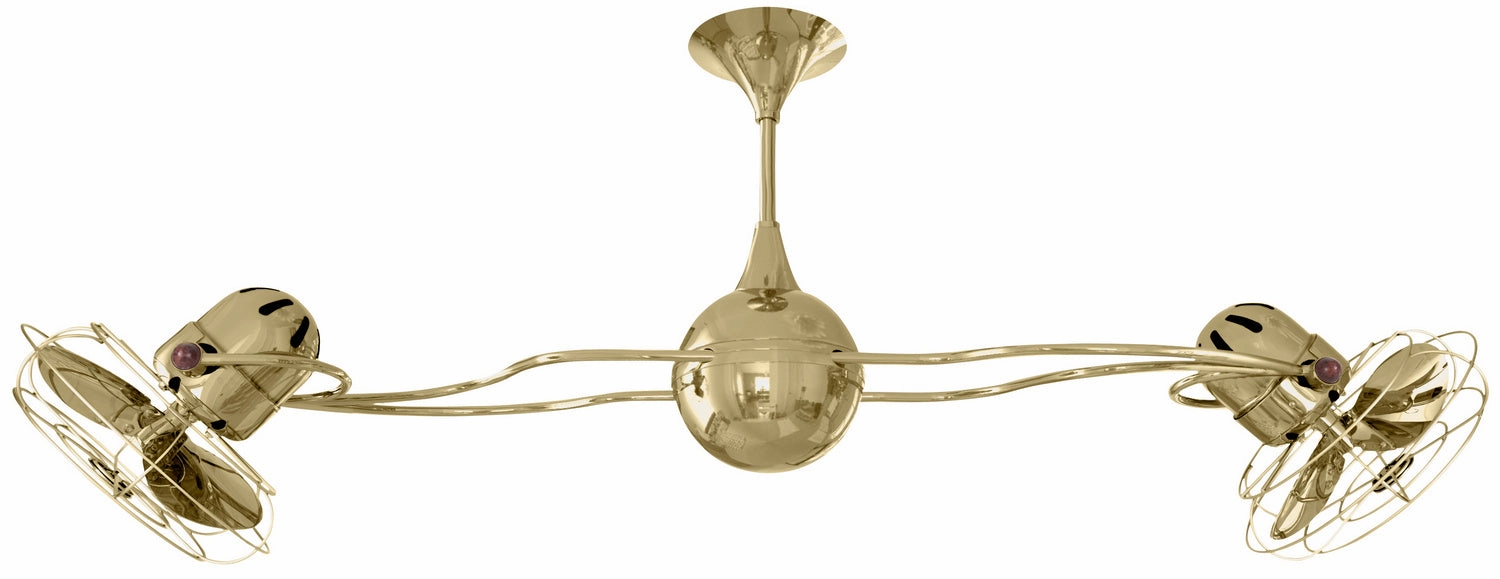 Italo Ventania 53"Ceiling Fan Polished Brass modern medium fans for everyday cooling