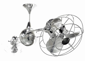 Italo Ventania 53"Ceiling Fan Polished Chrome medium size fans for home ventilation