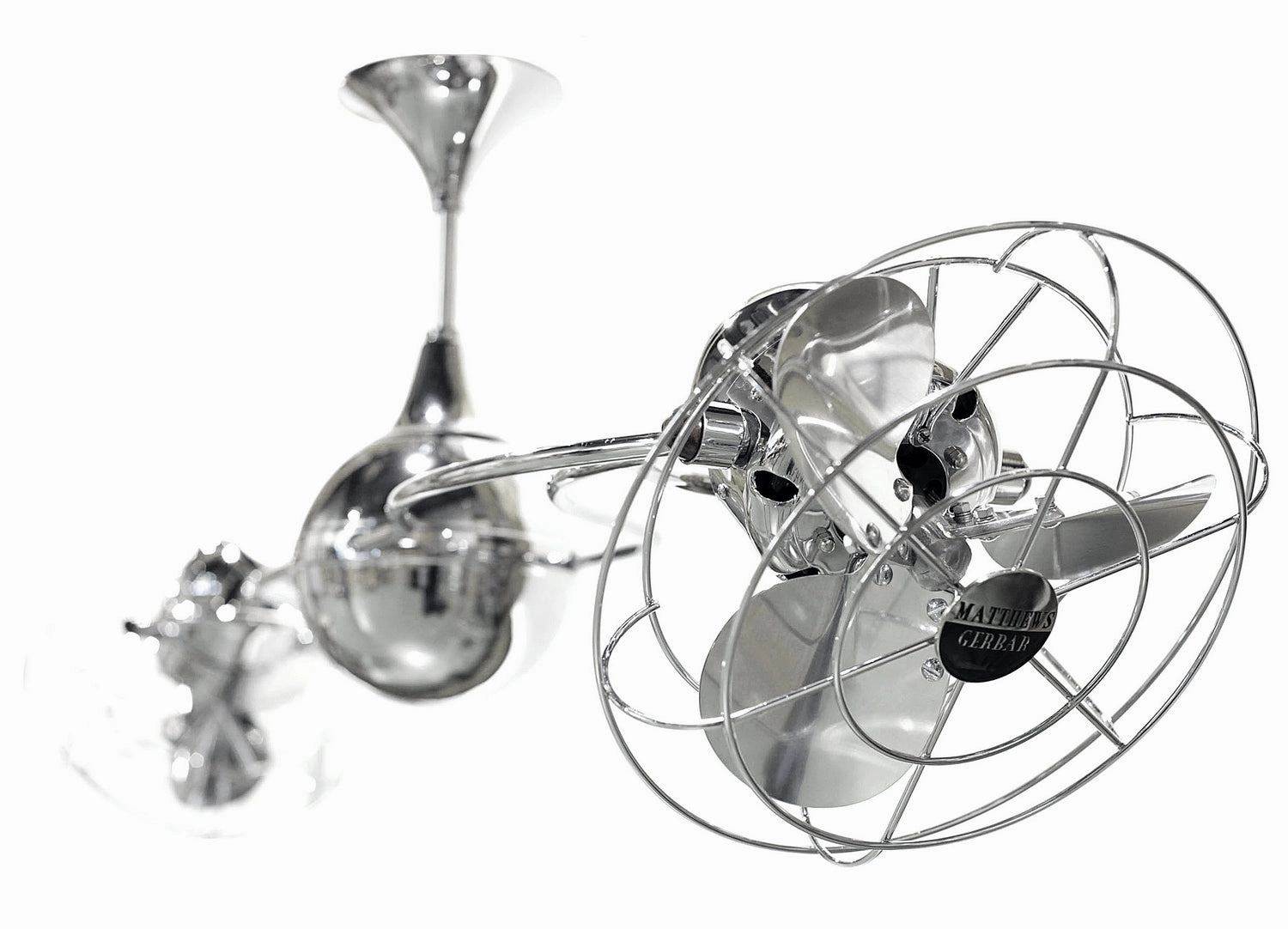 Italo Ventania 53"Ceiling Fan Polished Chrome medium size fans for home ventilation