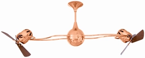 Italo Ventania 53"Ceiling Fan Polished Copper home cooling fans in medium size