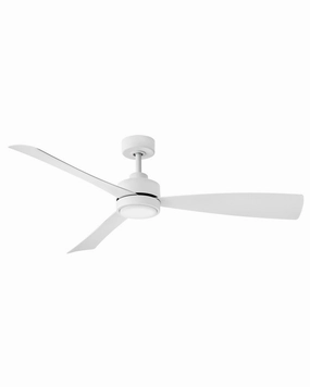 Iver 56" Ceiling Fan Matte White portable medium fans with handle design