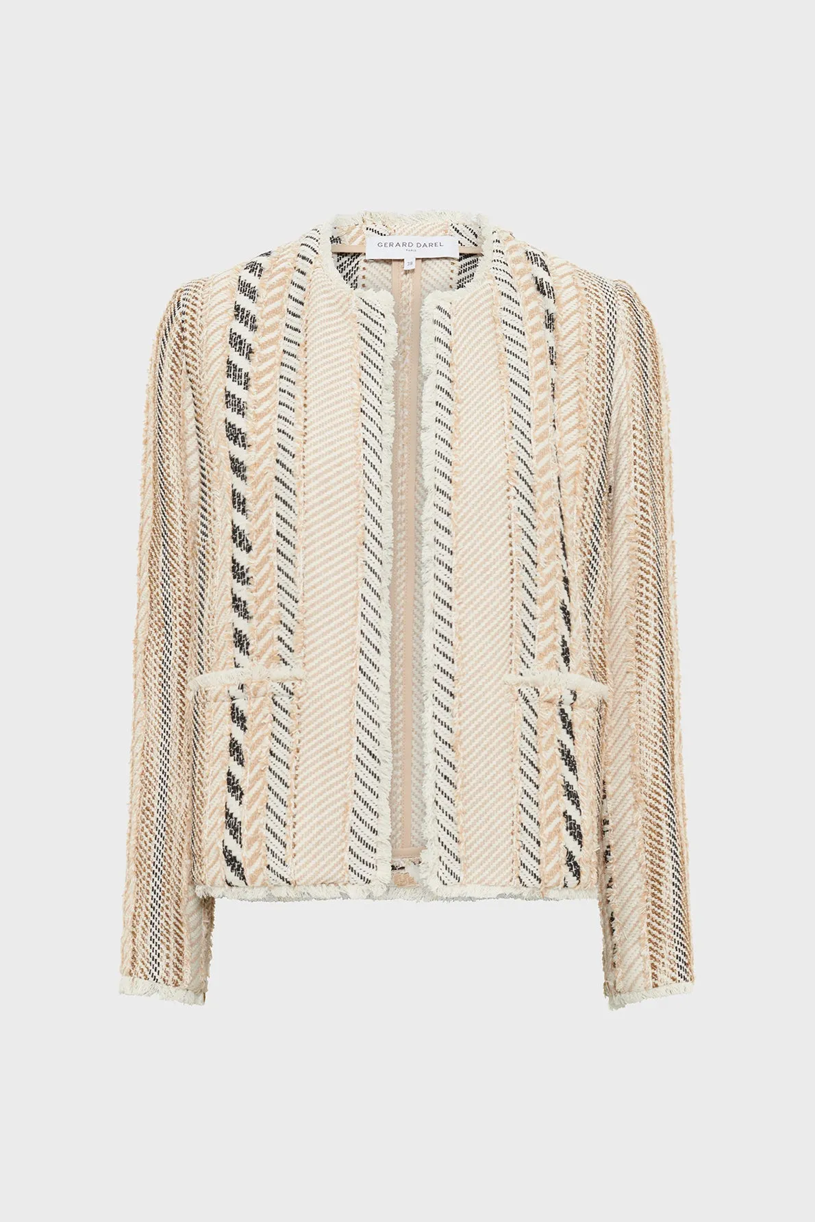 Jacket Remina Dbv62b023 Beige Clothing_Gerard-Darel