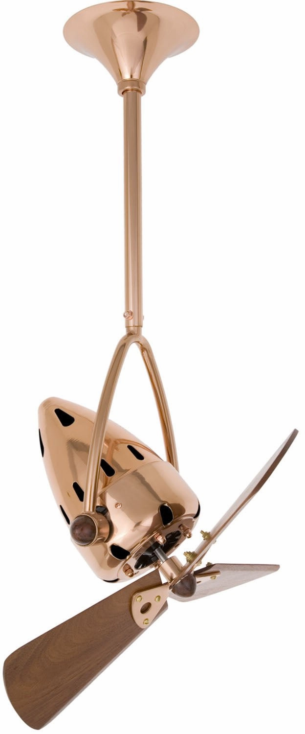Jarold Direcional 16"Ceiling Fan Polished Copper
