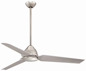 Java 54" Ceiling Fan Polished Nickel medium electric fans for multi-room use