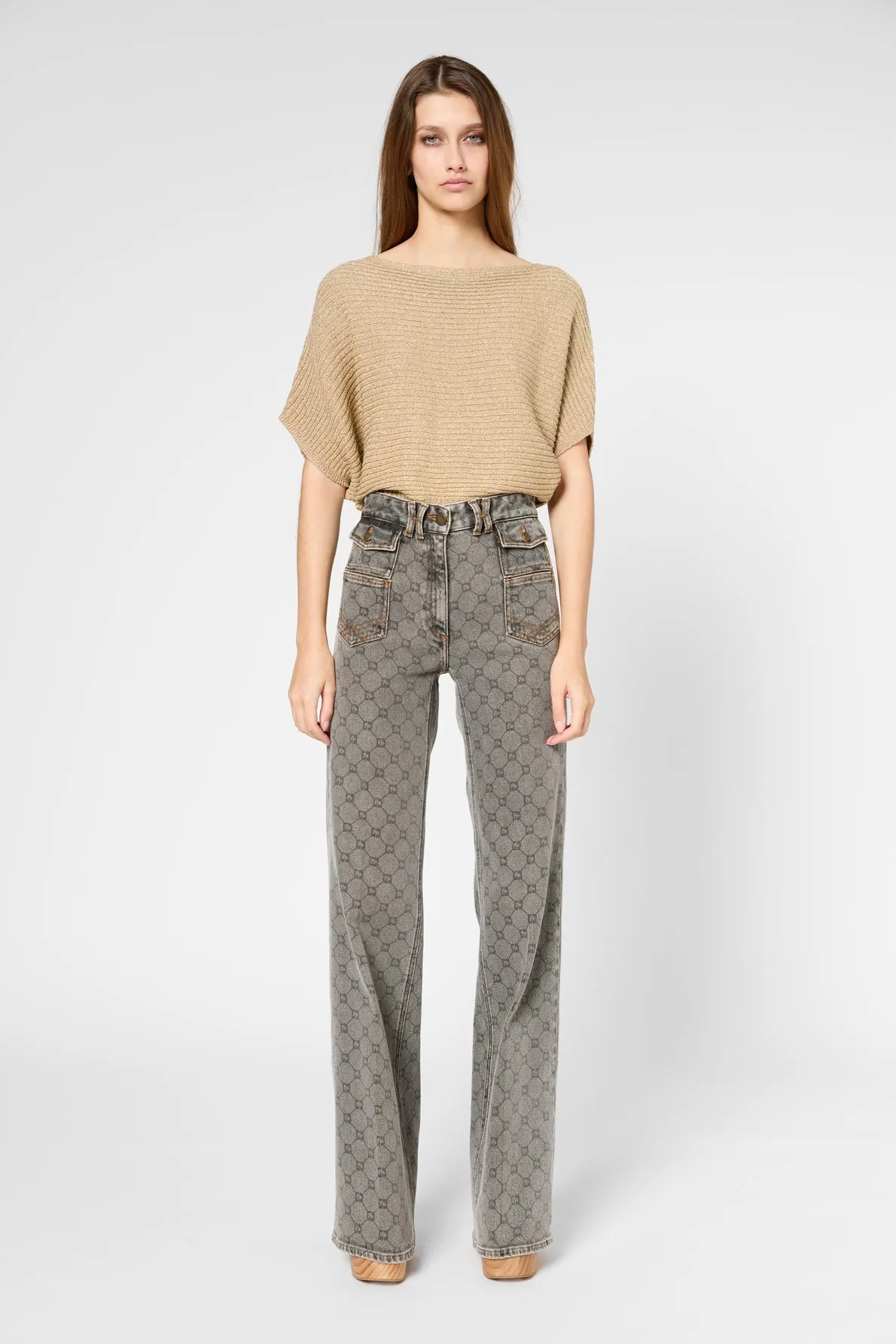 Jean Anna Dbp66b322 Charcoal Clothing_Gerard-Darel