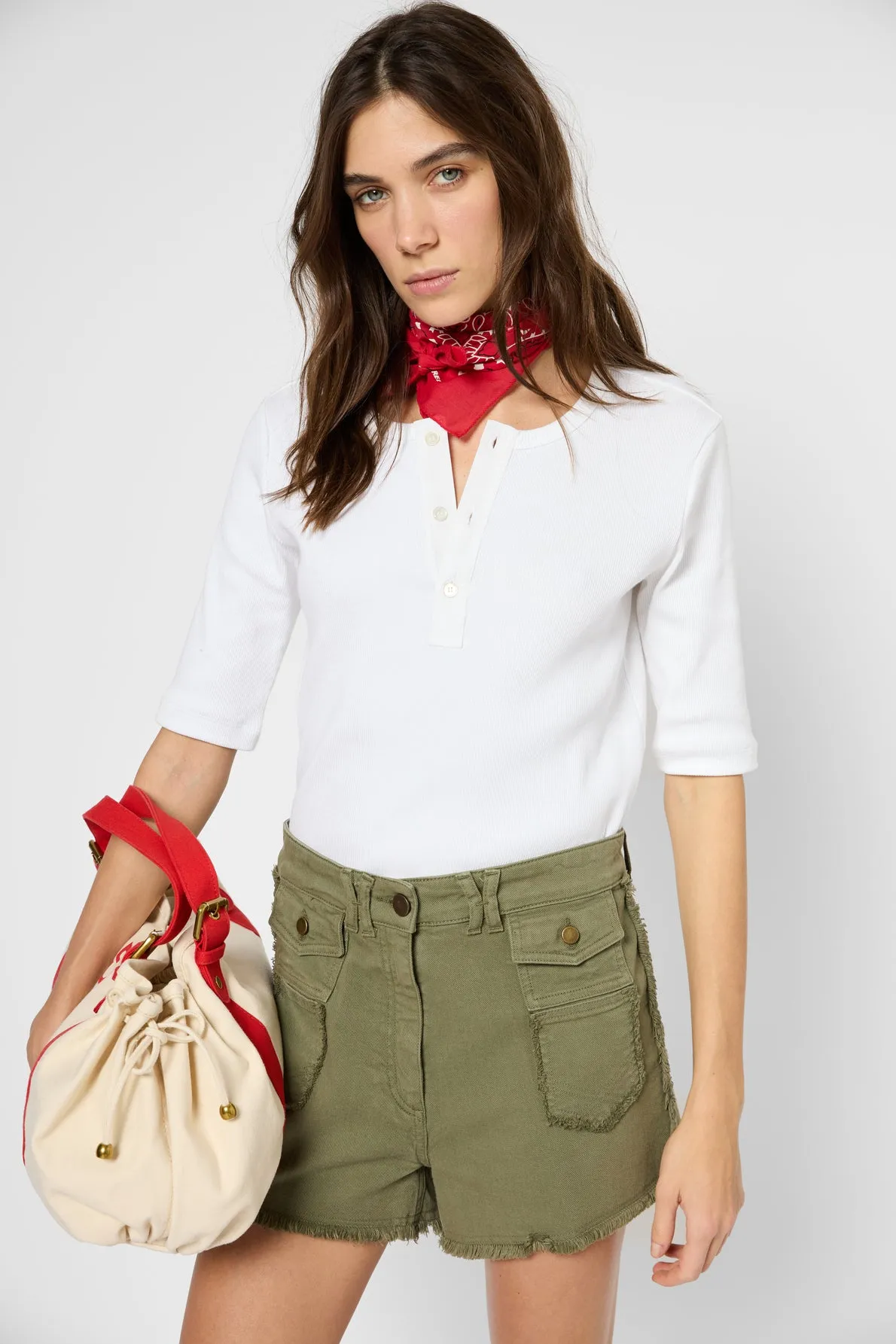 Jean Farel Dbp68b326 Khaki-Green Clothing_Gerard-Darel