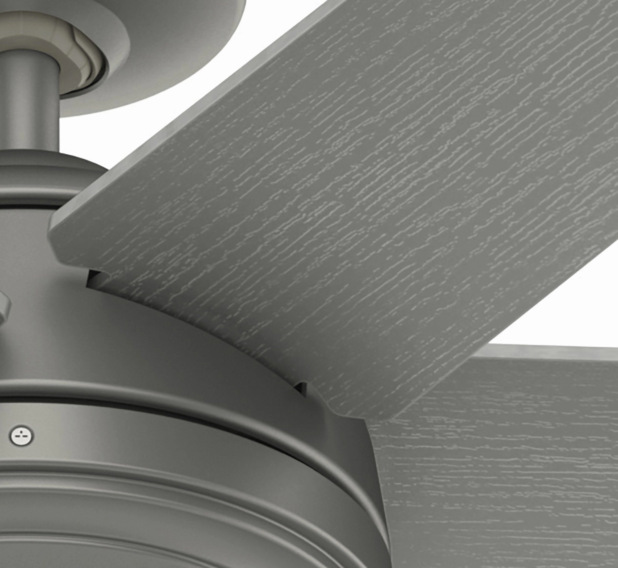 Jetty 52"Ceiling Fan Matte Silver