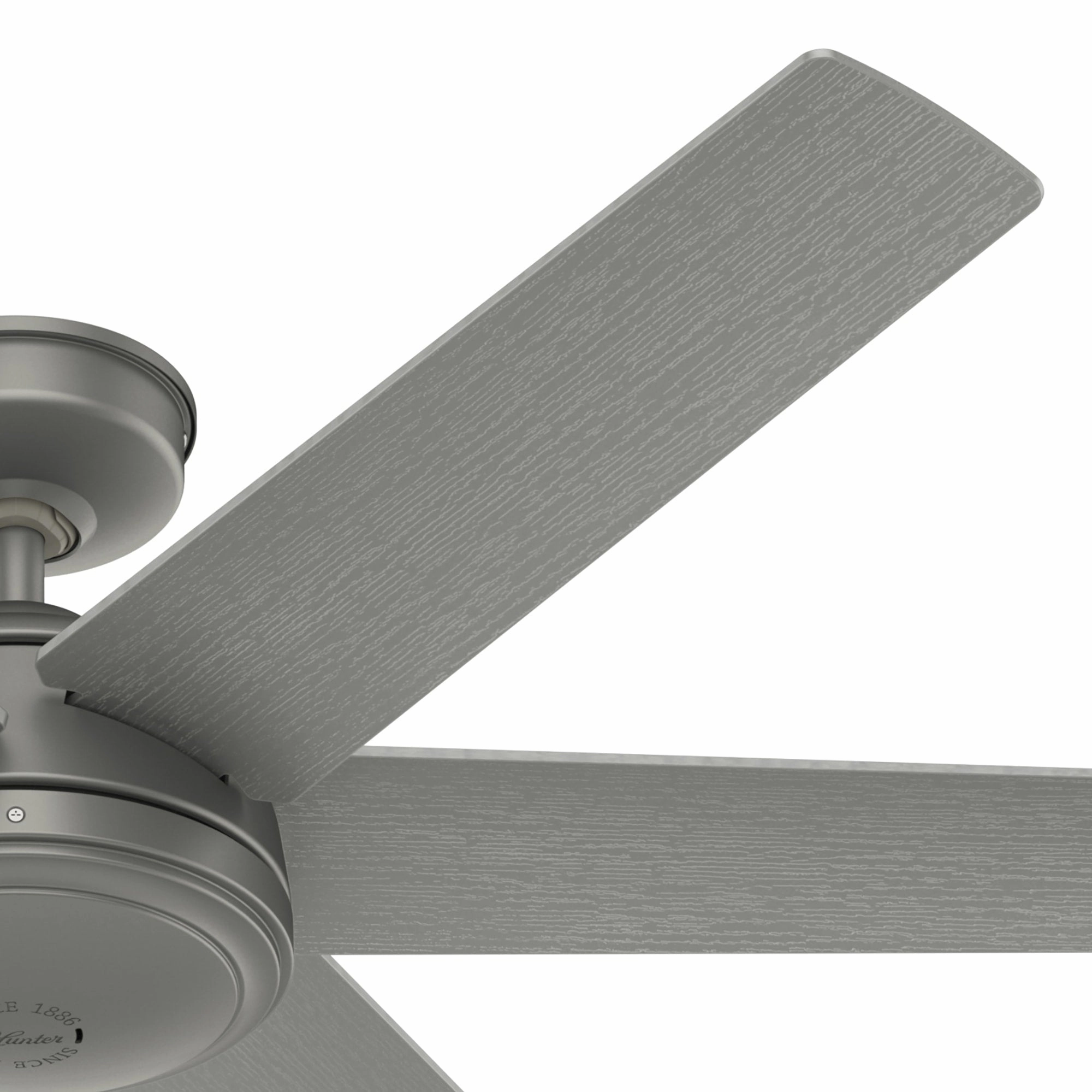 Jetty 52"Ceiling Fan Matte Silver