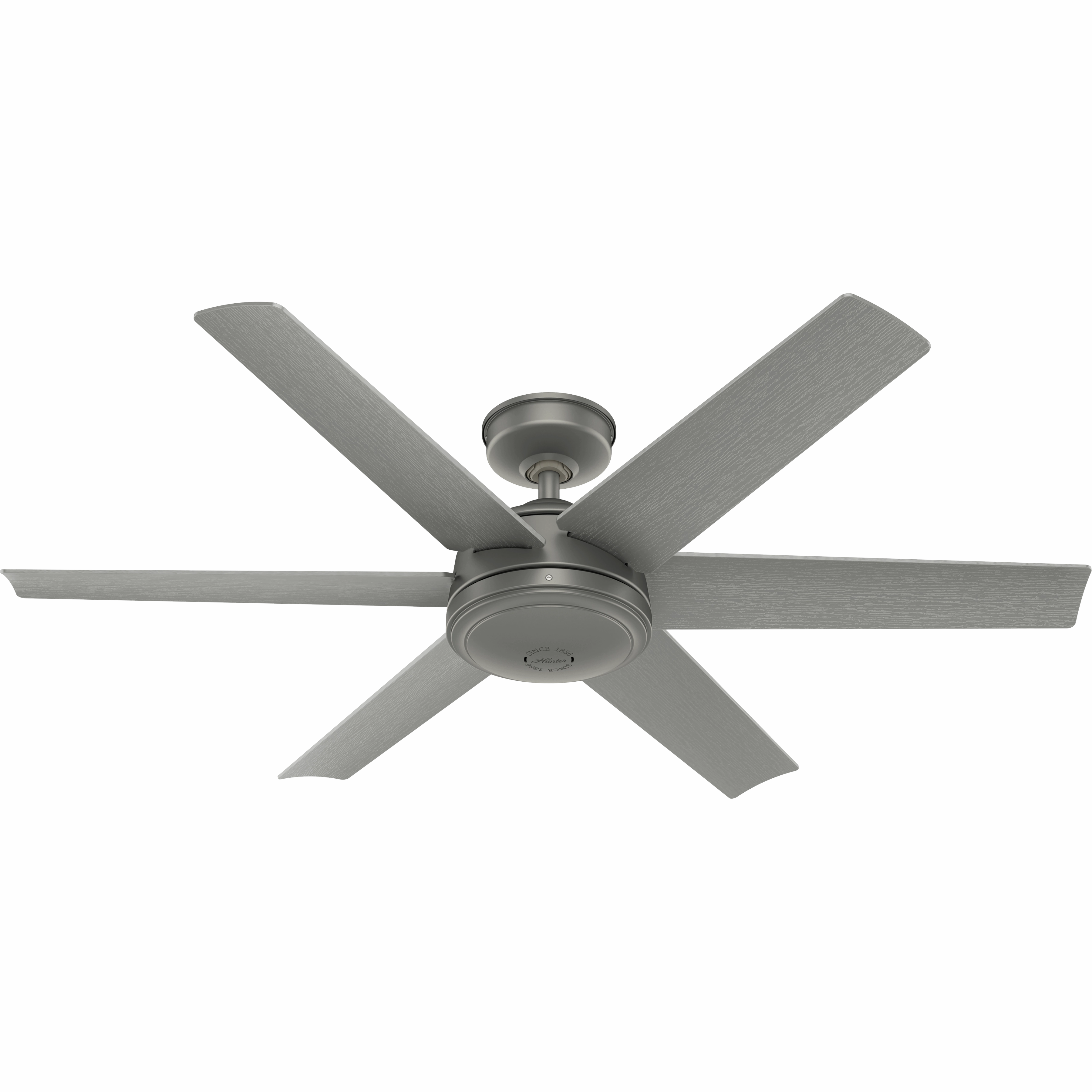 Jetty 52"Ceiling Fan Matte Silver