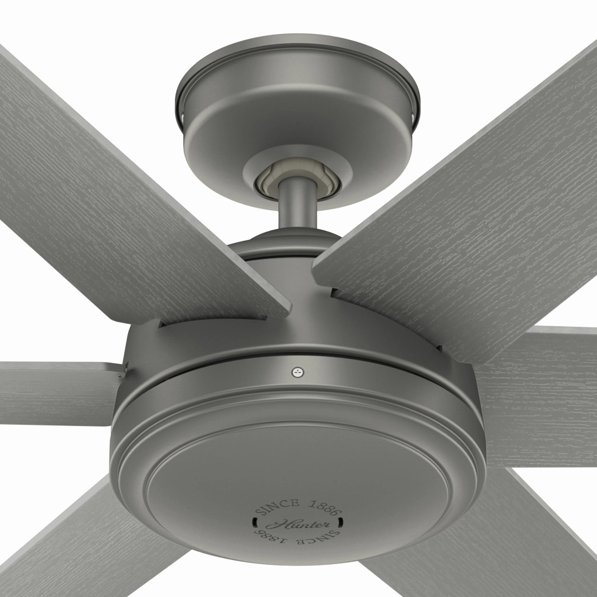 Jetty 52"Ceiling Fan Matte Silver