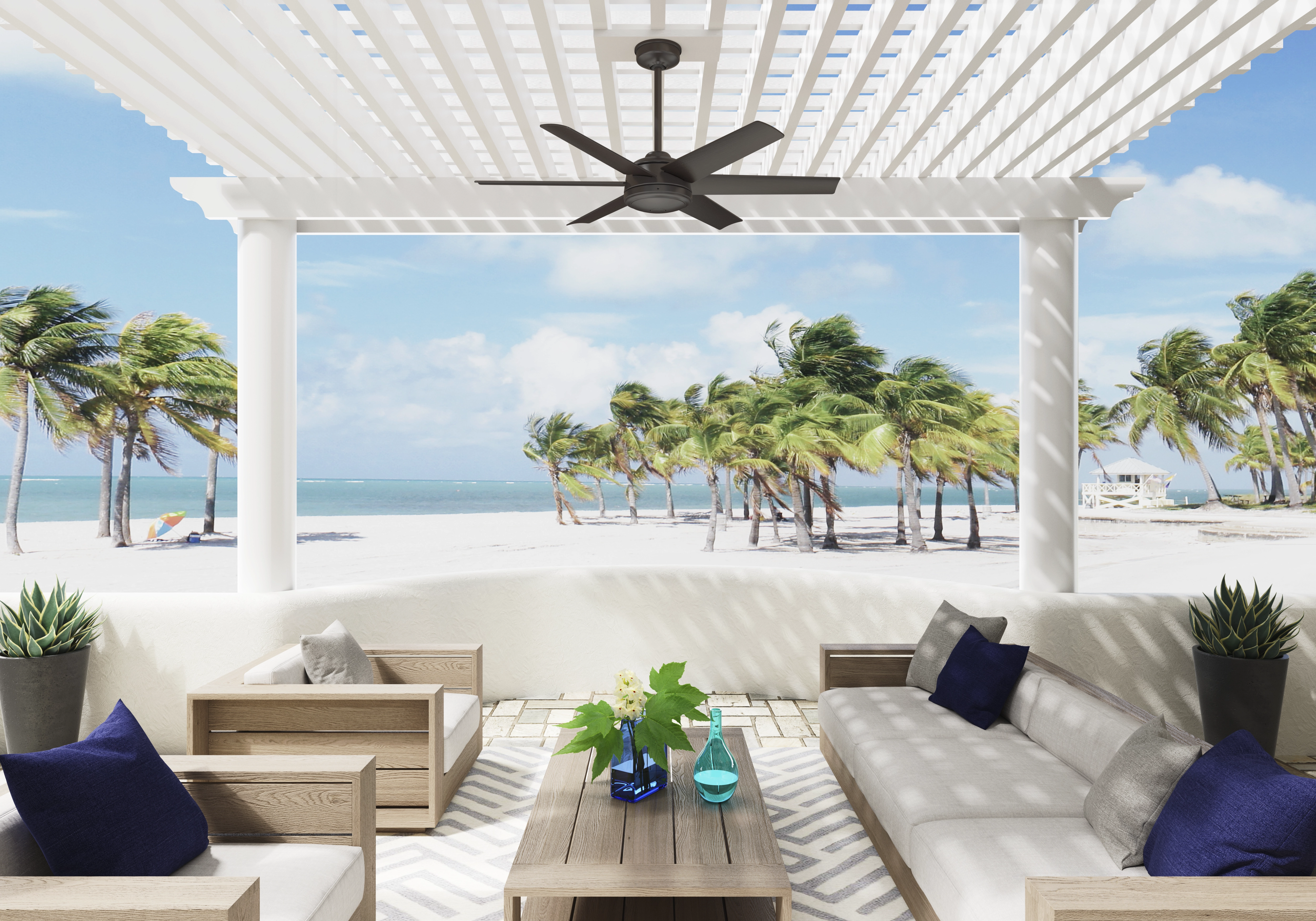 Jetty 52"Ceiling Fan Noble Bronze