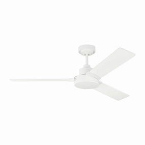 Jovie 52" Ceiling Fan Matte White medium size fans for home ventilation