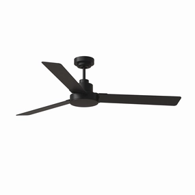 Jovie 58" Ceiling Fan Midnight Black medium size fans for home ventilation