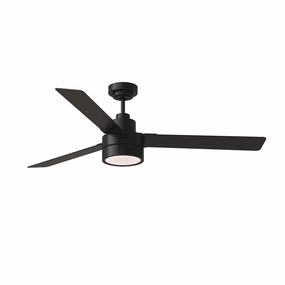 Jovie 58" Ceiling Fan Midnight Black versatile medium fans for any space