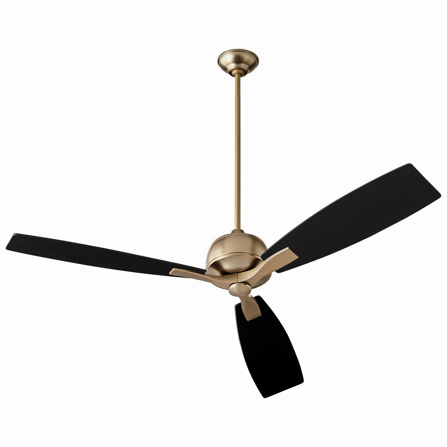 Juno 60"Ceiling Fan Aged Brass stylish medium fans for contemporary homes