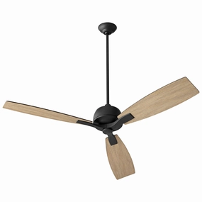 Juno 60"Ceiling Fan Black energy-efficient medium fans with remote