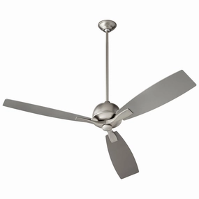 Juno 60"Ceiling Fan Satin Nickel energy-efficient medium fans with remote