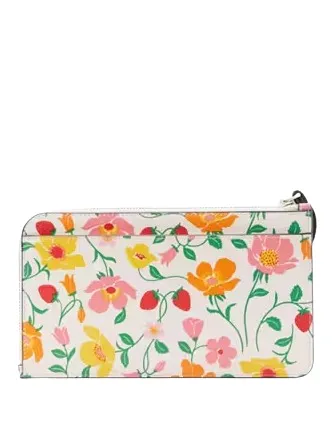 Kate Spade New York Lucy Garden Medium L-zip Wristlet Kate Spade New York Bags