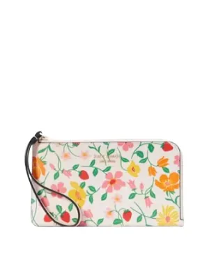 Kate Spade New York Lucy Garden Medium L-zip Wristlet Kate Spade New York Bags