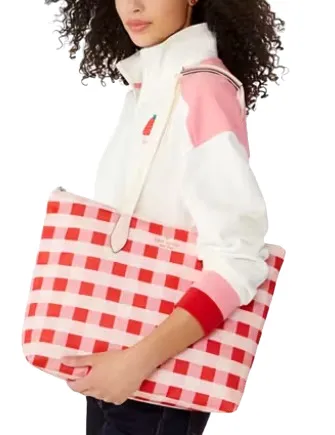 Kate Spade New York Mel Gingham Packable Tote Kate Spade New York Bags