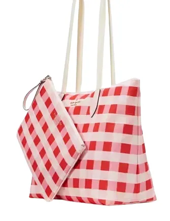 Kate Spade New York Mel Gingham Packable Tote Kate Spade New York Bags