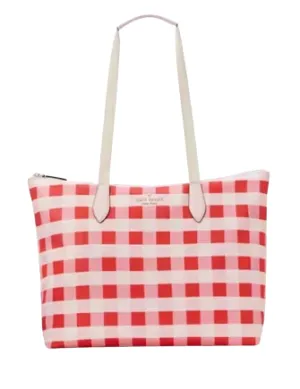 Kate Spade New York Mel Gingham Packable Tote Kate Spade New York Bags