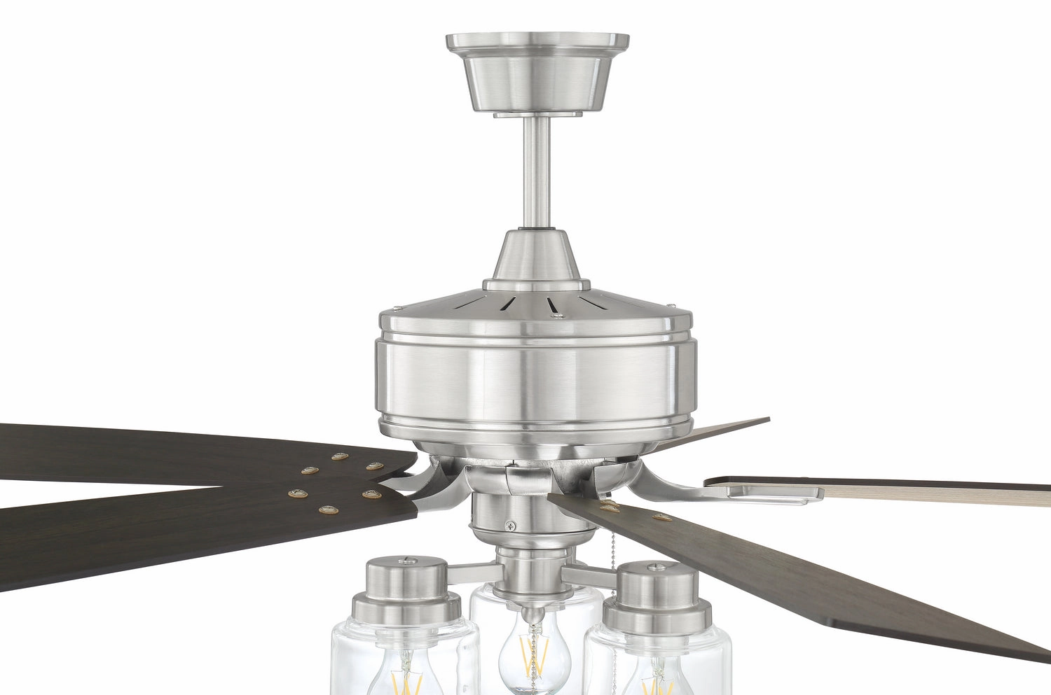 Kate 52" Ceiling Fan Brushed Polished Nickel