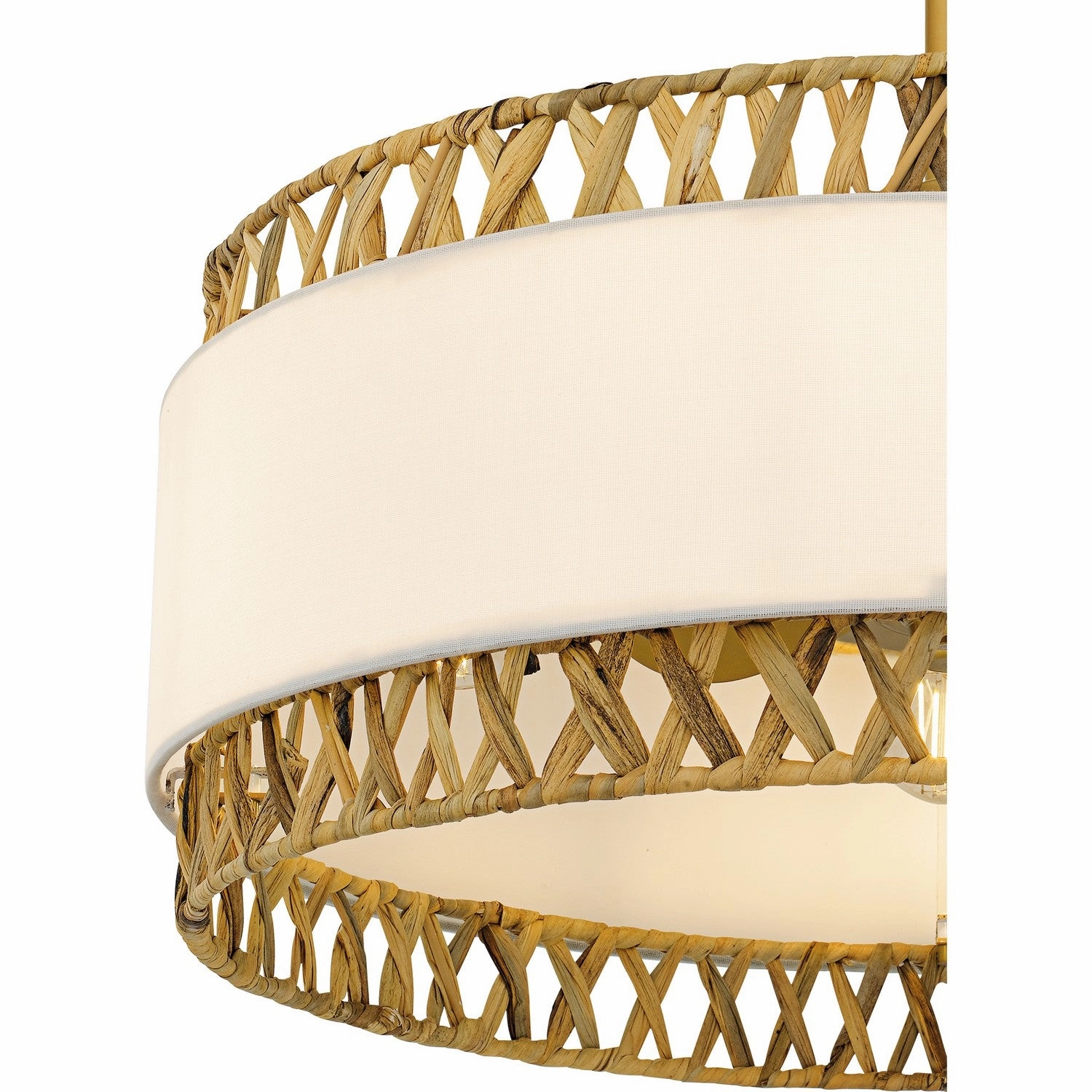 Kate Four Light Fan Light Brushed Gold