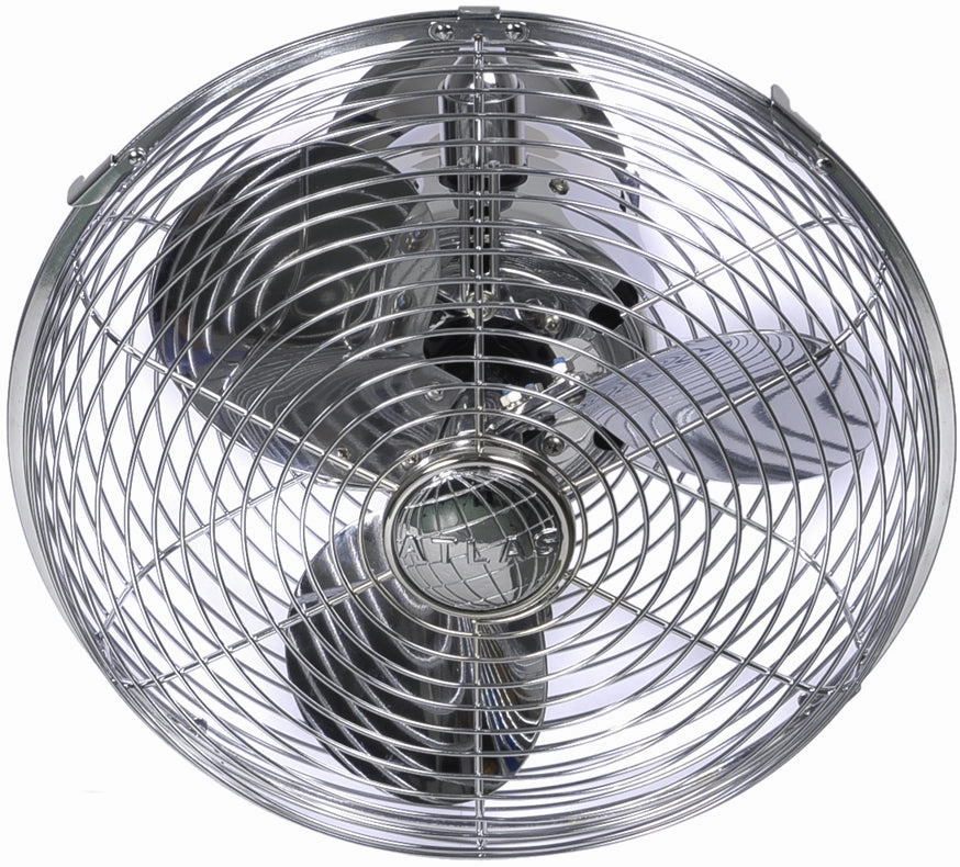 Kaye 13"Wall Fan Polished Chrome