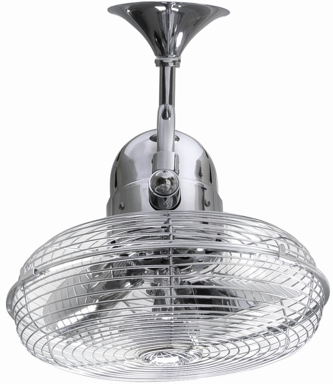 Kaye 13"Wall Fan Polished Chrome quiet small fans for desk or nightstand