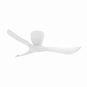 Keanu 56" Ceiling Fan Matte White portable medium fans with handle design