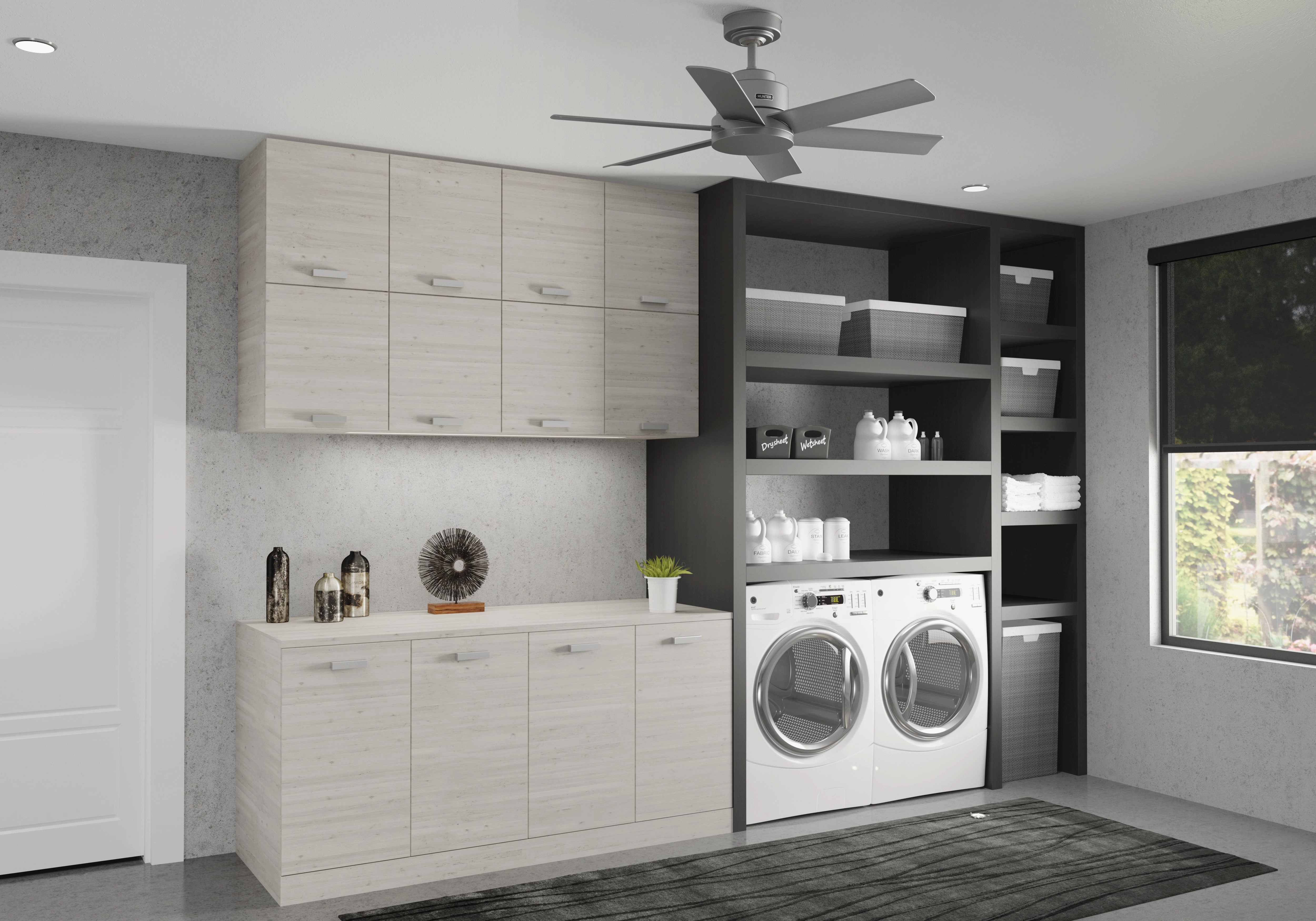 Kennicott 44"Ceiling Fan Matte Silver