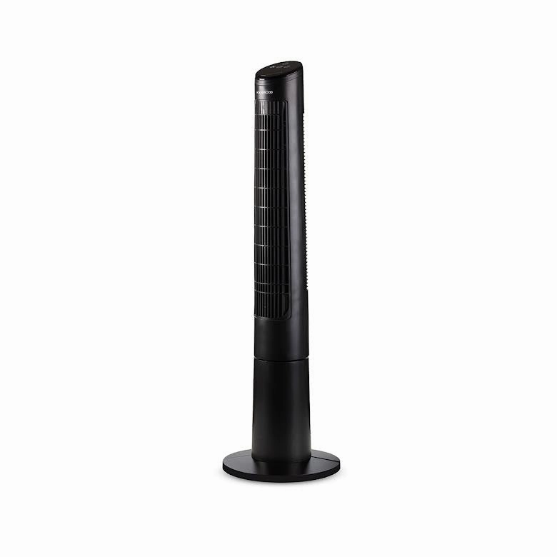 Kenwood Slimline Tower Fan with Remote Black fan and air conditioner combo units