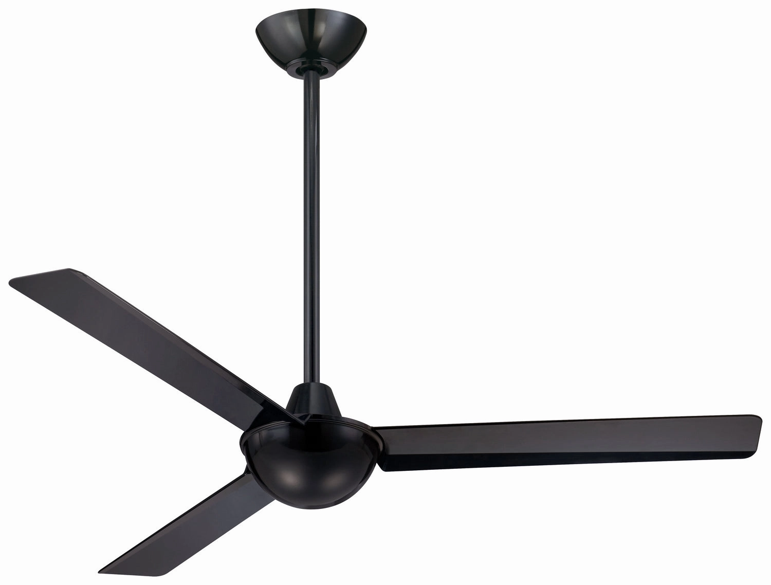 Kewl 52"Ceiling Fan Black compact medium fans for desks and counters