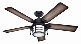 Key Biscayne 54"Ceiling Fan Weathered Zinc mini handheld fan for personal travel use