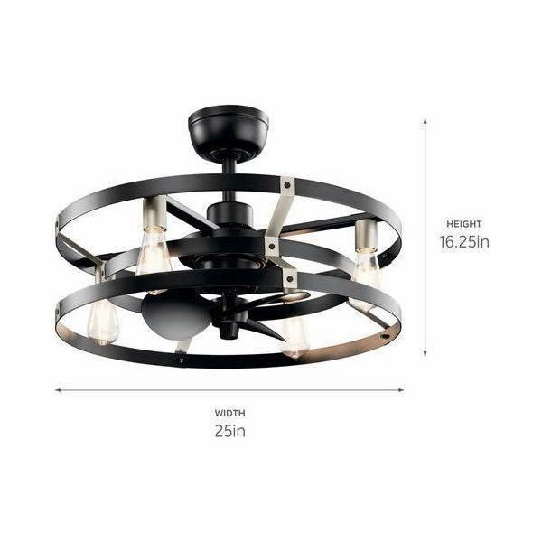 Kichler 25 Inch Cavelli Fan LED