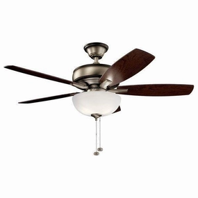 Kichler 52 Inch Terra Select Fan LED quiet ceiling fans with remote control
